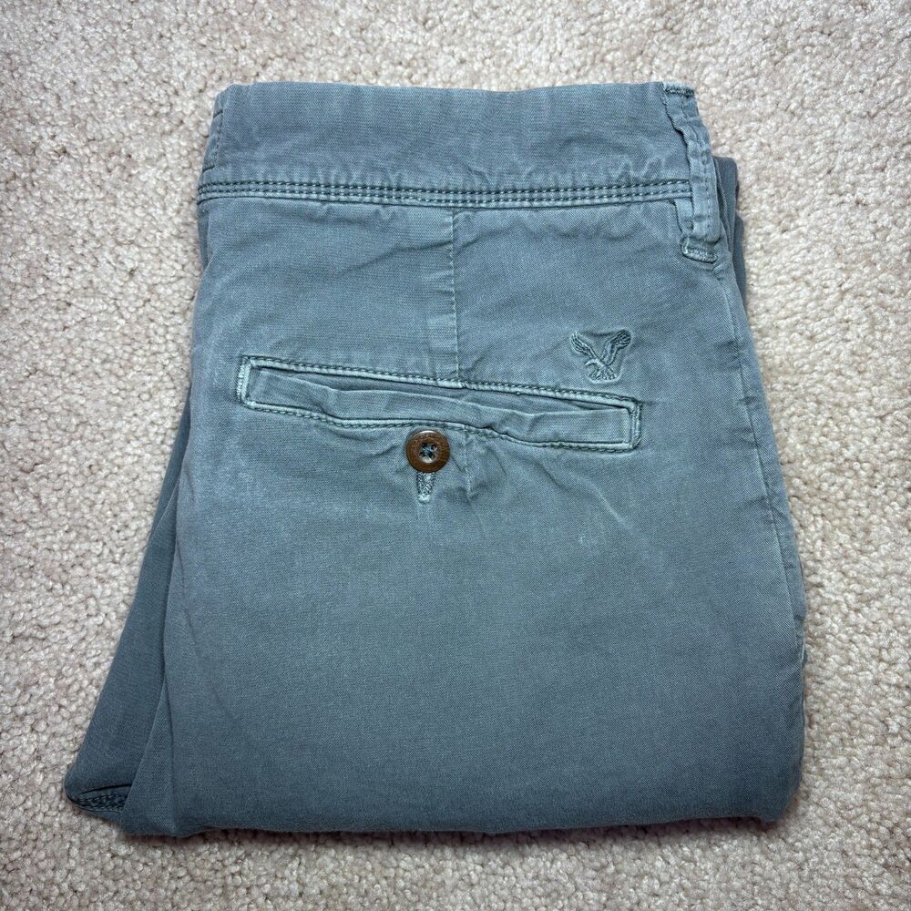 American Eagle Outfitters Slim Extreme Flex Pants Mens 29x32 - Grey